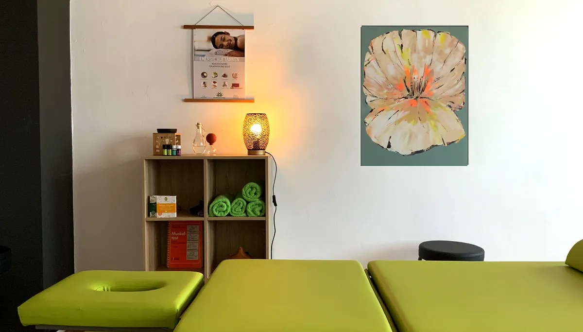 Ruhiger Behandlungsraum der Physiotherapie Rado in Koblenz